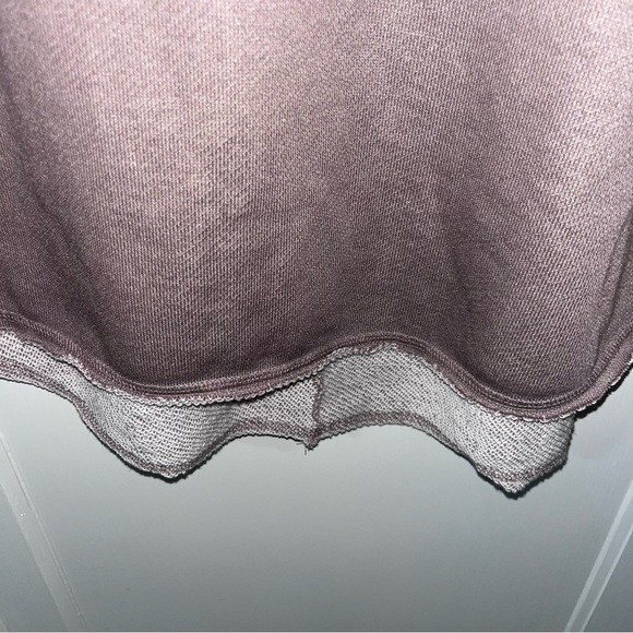 NWOT size large brown and cream Long Sleeve Top - Picture 3 of 4